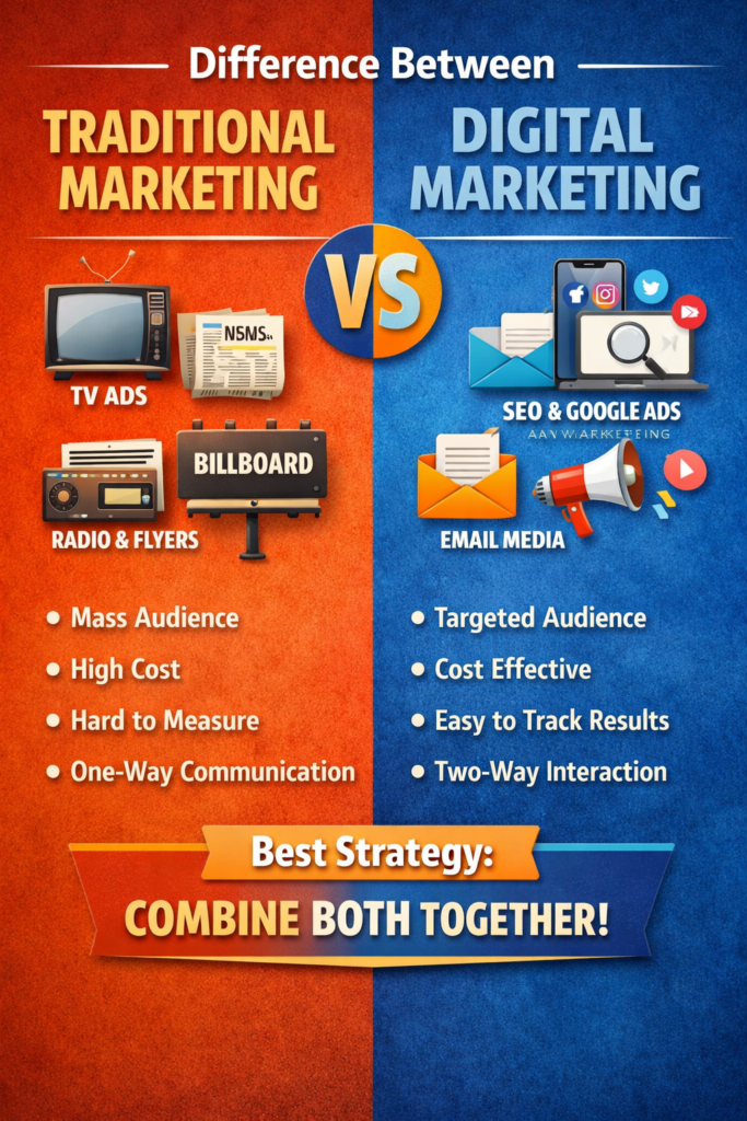 Traditional Marketing and Digital Marketing